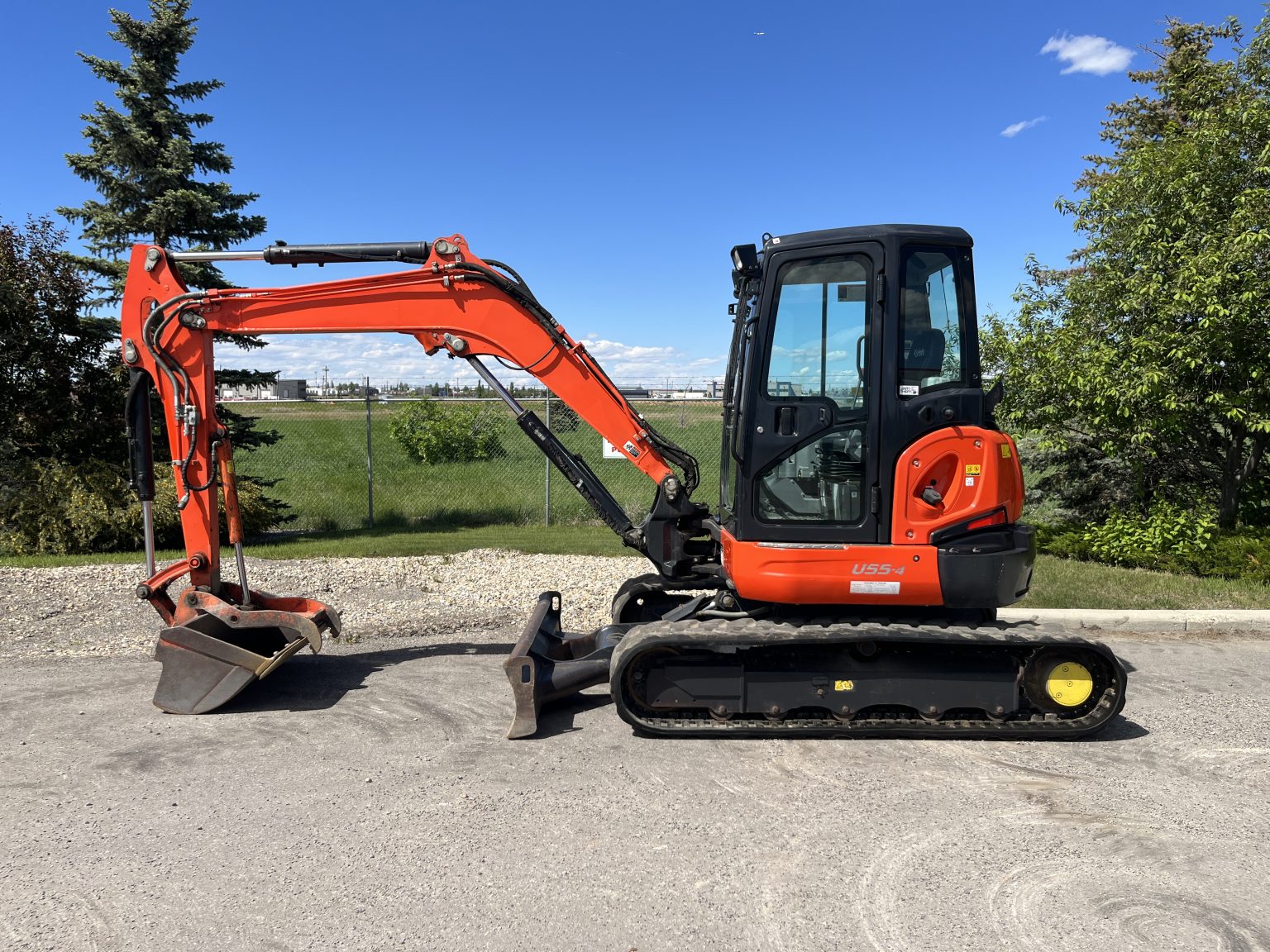 Used 2019 Kubota U55-4 – 5.5 Ton Mini Excavator Diesel